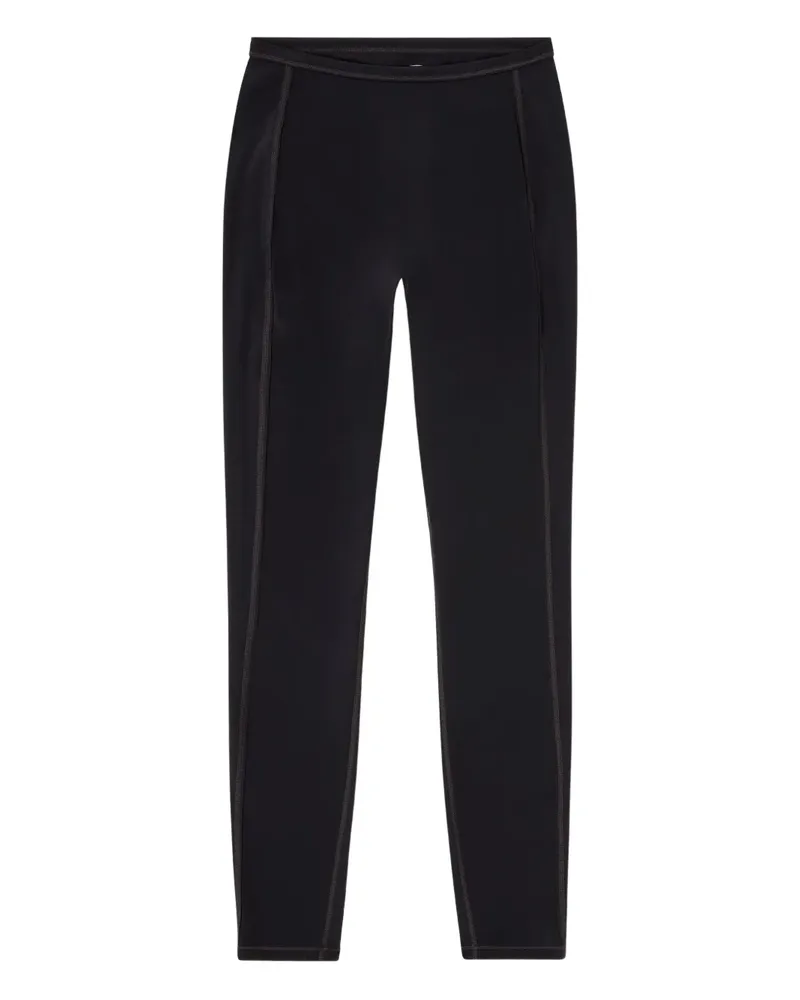 Diesel Meredith-Ult Leggings mit Nahtdetail - Schwarz Schwarz