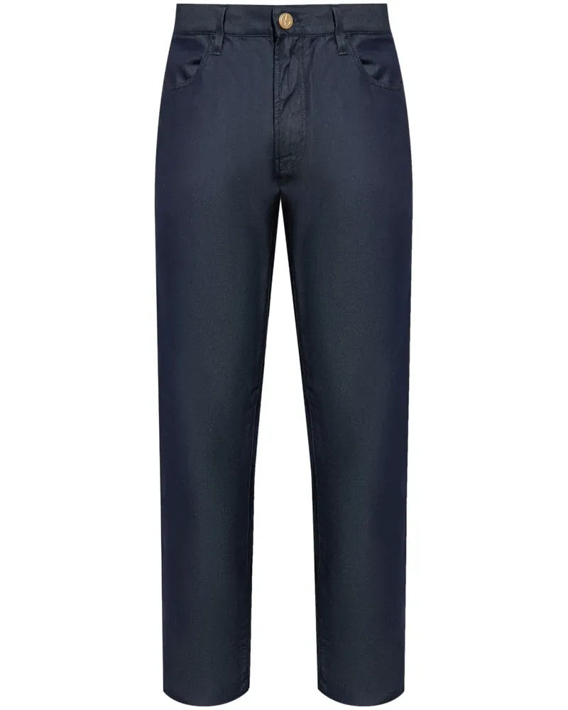 Giorgio Armani Tapered-Jeans aus Baumwolle - Blau Blau