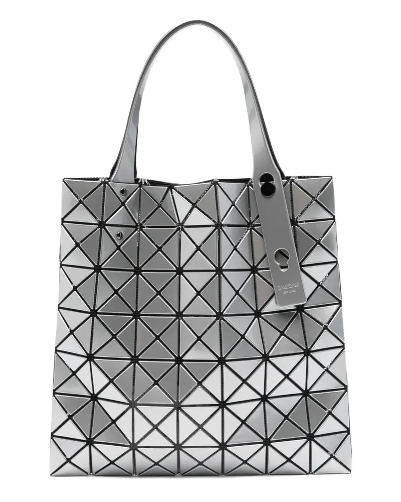 Issey Miyake Geometrisch gemusterter Prism Shopper - Silber Silber