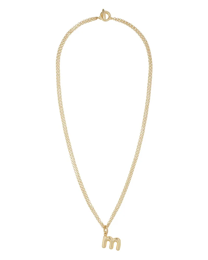 Roxanne Assoulin The Puffy Initial Halskette - Gold Gold