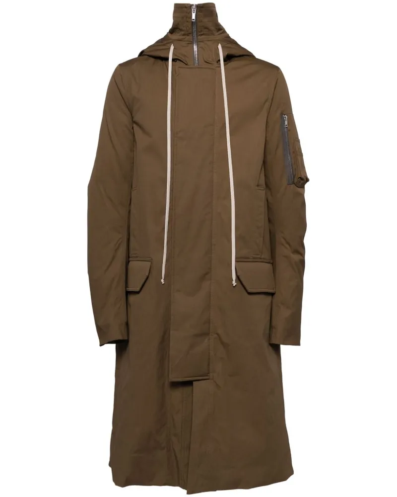 Rick Owens Megaparka Mantel - Braun Braun