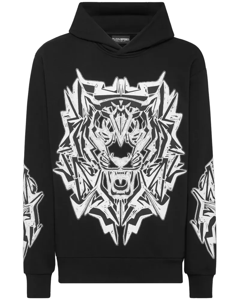 Philipp Plein Thunder Tiger Hoodie - Schwarz Schwarz