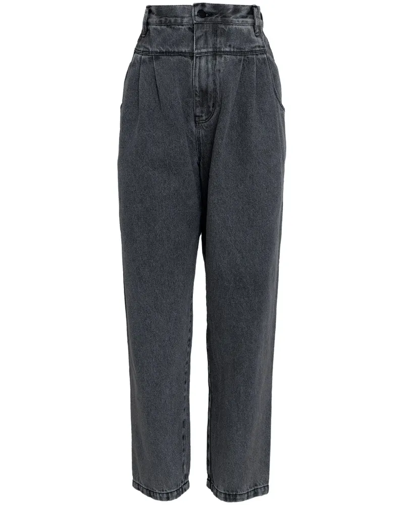 Amapô Jeans mit Bundfalten - Grau Grau