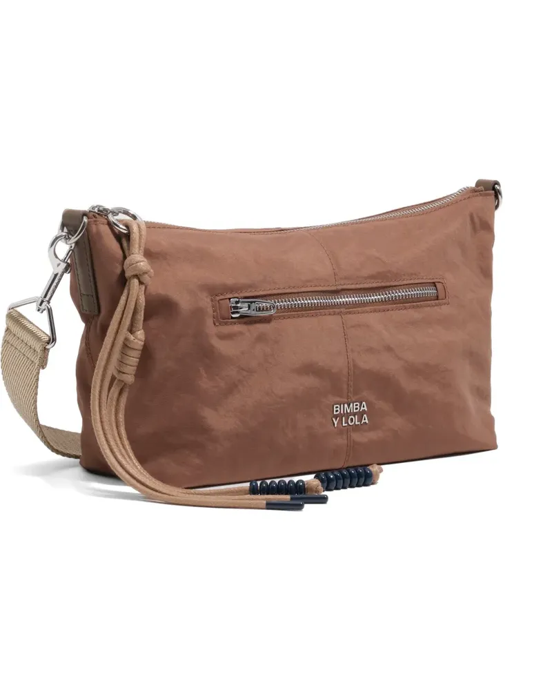 BIMBA Y LOLA zip tassel mini bag - Braun Braun
