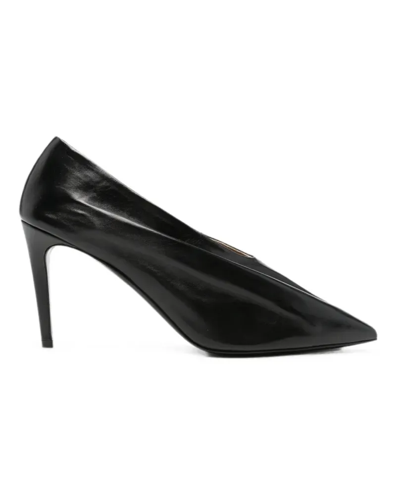 KHAITE Miriam leather heeled pumps - Schwarz Schwarz