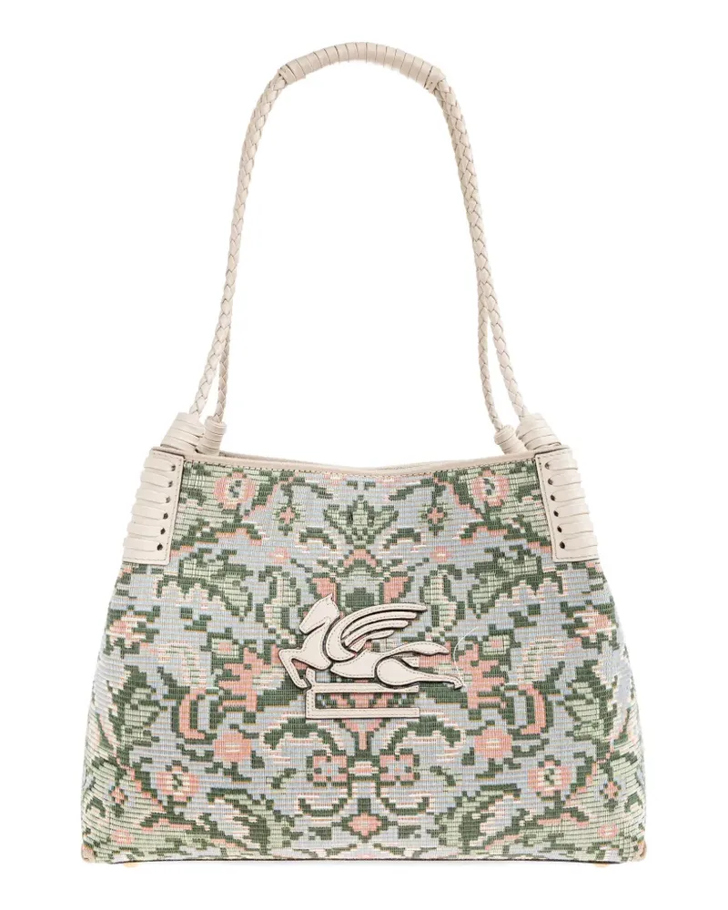 Etro printed pegasus tote bag - Blau Blau