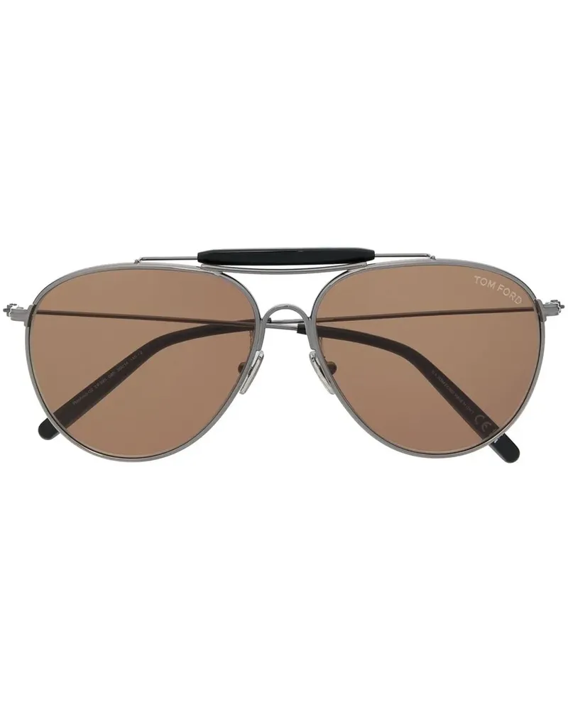 Tom Ford Getönte Pilotenbrille - Schwarz Schwarz