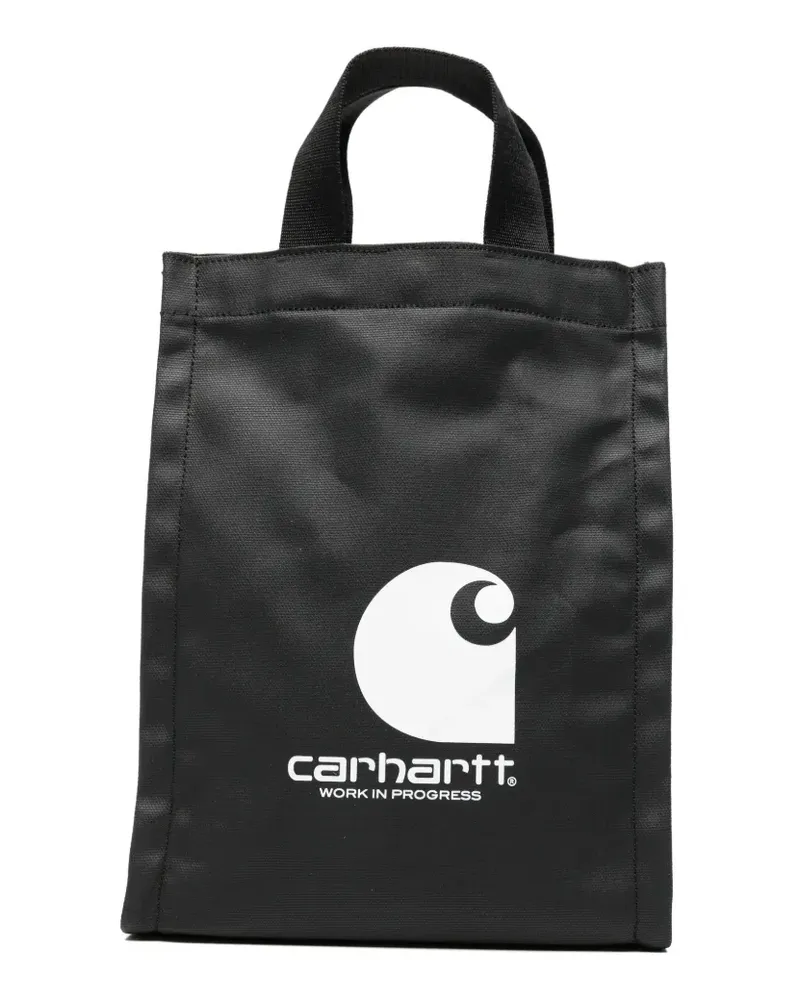 Carhartt WIP logo shopper bag - Schwarz Schwarz