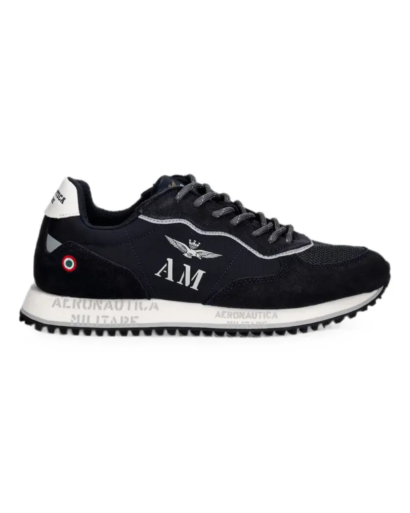 Aeronautica Militare Sneakers mit Logo-Print - Blau Blau