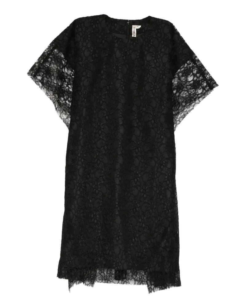 Comme des Garçons Midikleid aus Spitze - Schwarz Schwarz