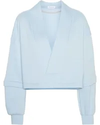 Ioana Ciolacu Sweatshirt mit V-Ausschnitt Blau