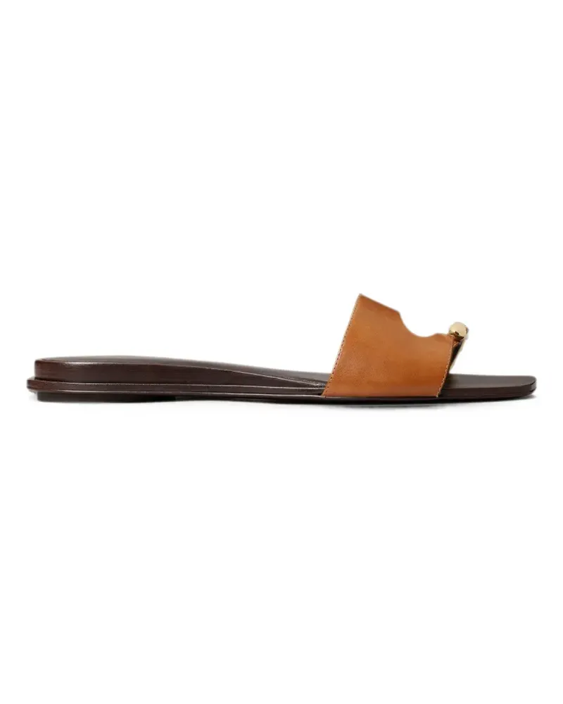 Tory Burch Pierced slides - Braun Braun