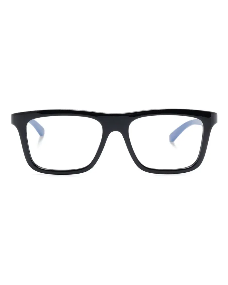 Gucci Brille mit eckigem Gestell - Schwarz Schwarz