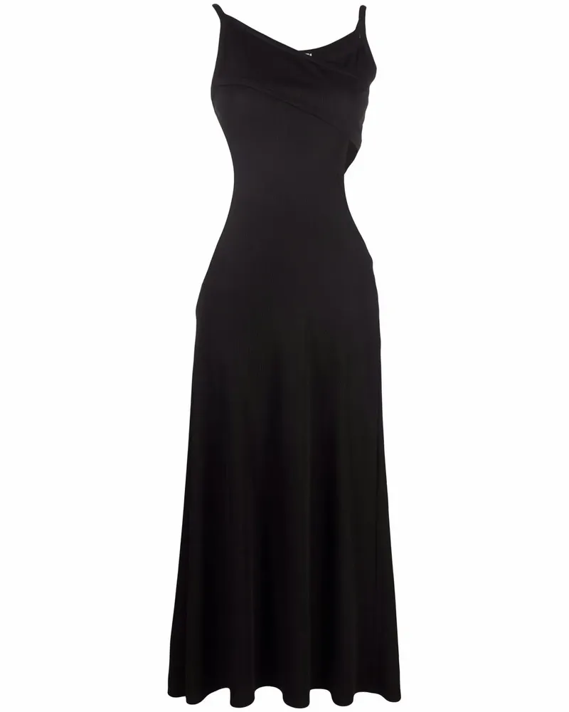 Christopher Esber Midikleid mit Cut-Outs - Schwarz Schwarz