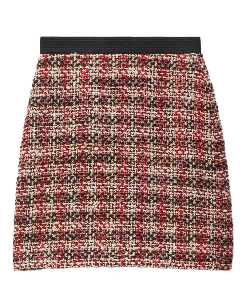 Versace Minirock aus Tweed - Rot Rot