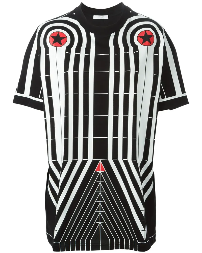 Givenchy T-Shirt mit grafischem Print - Schwarz Schwarz