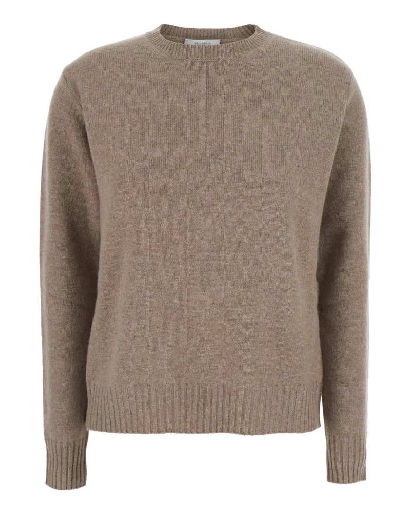Max Mara ribbed-trim sweater - Braun Braun