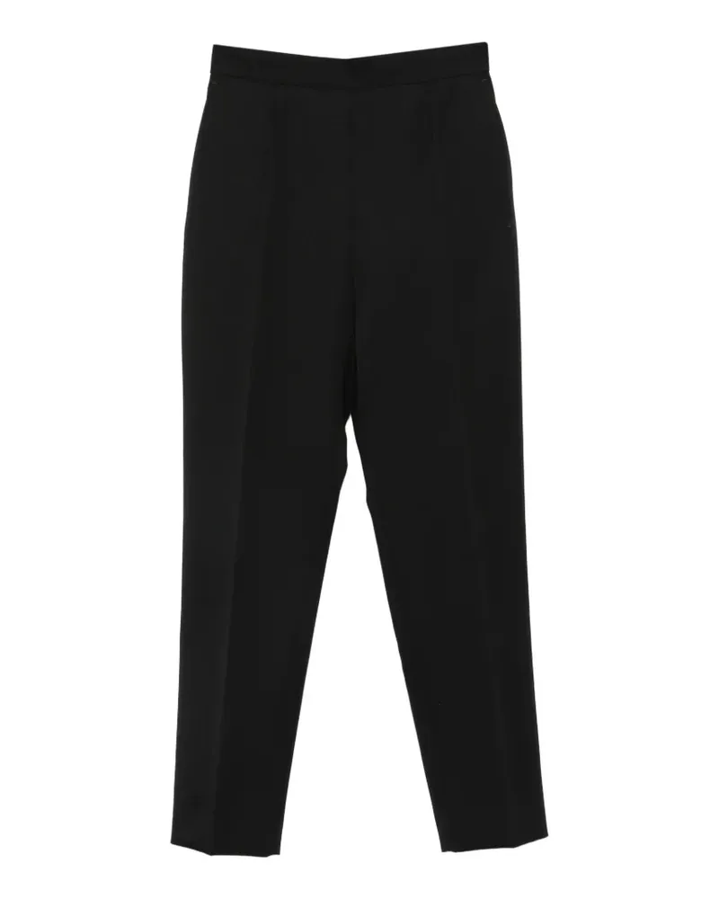 The Row Eranza pressed-crease tailored trousers - Schwarz Schwarz