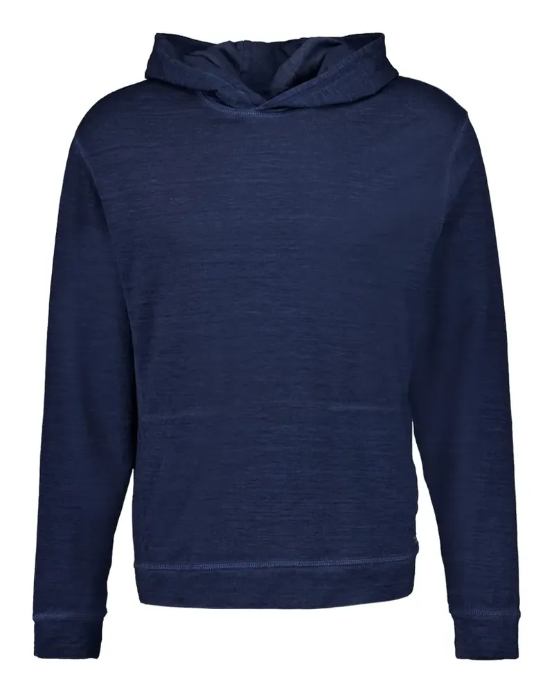 120% Lino Hoodie aus Leinengemisch - Blau Blau