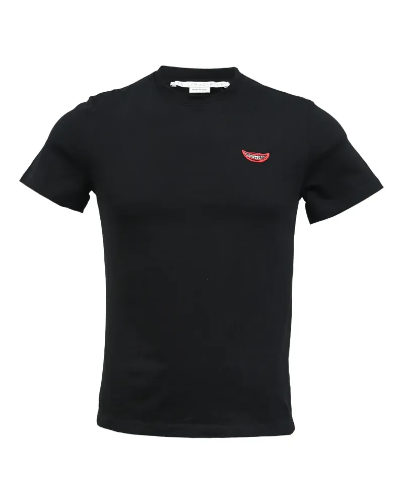 Stella McCartney No Smile No Service T-shirt - Schwarz Schwarz