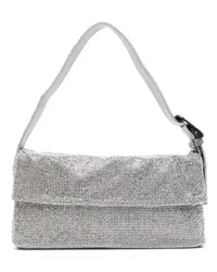 Benedetta Bruzziches Vitty Schultertasche mit Strass Silber