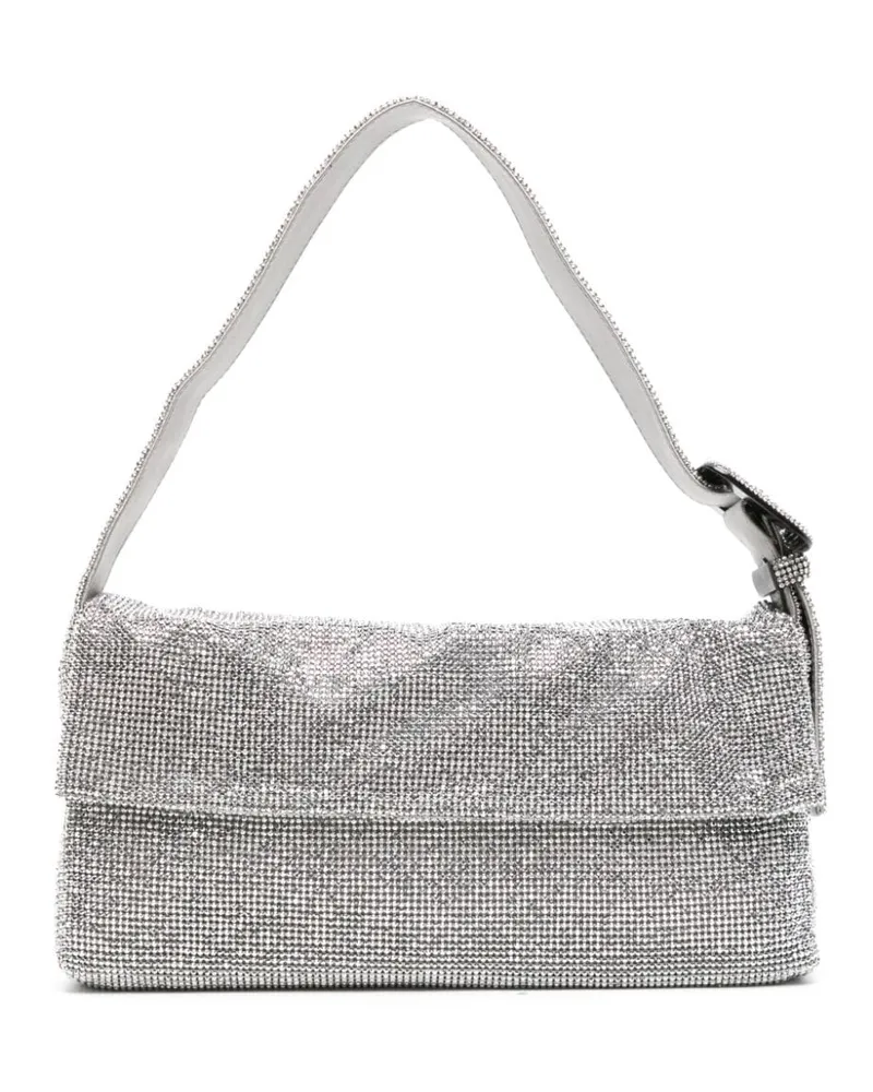 Benedetta Bruzziches Vitty Schultertasche mit Strass Silber