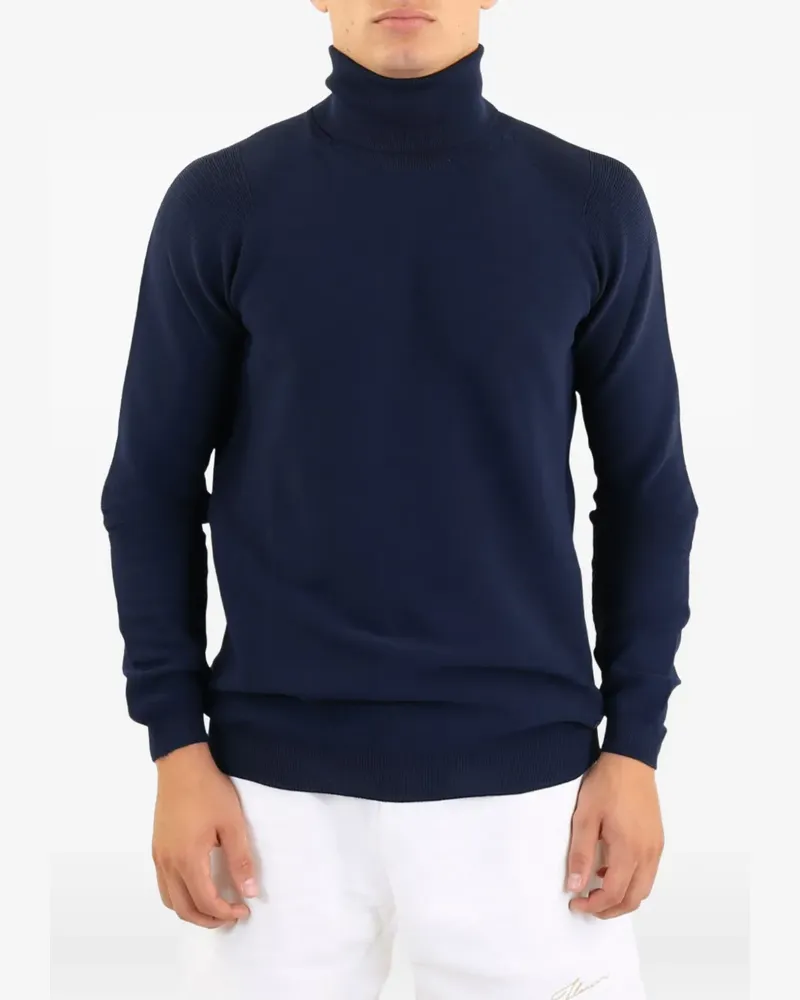 AlphaTauri roll-neck sweater - Blau Blau