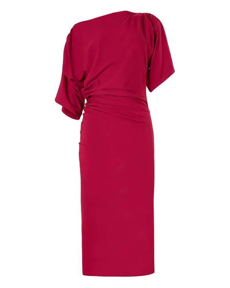 Wolford Drapiertes Midikleid - Rot Rot