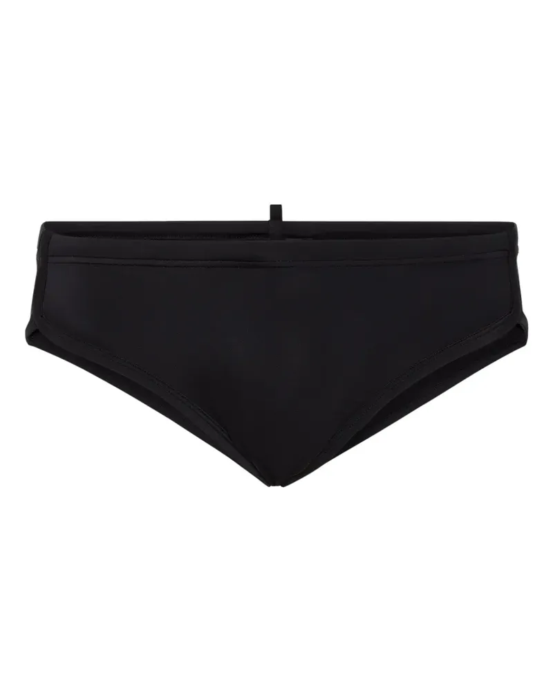 Dsquared2 Badehose mit Logo-Print - Schwarz Schwarz