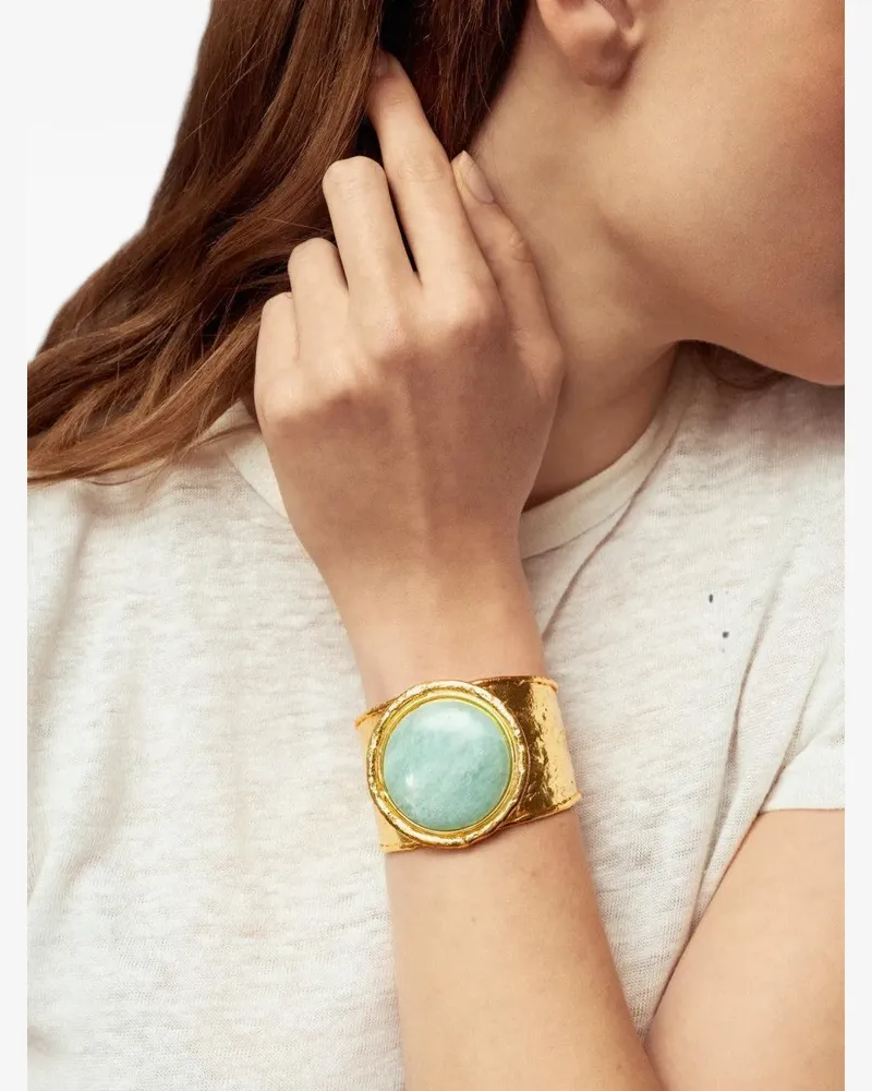 Sylvia Toledano Sphere Armspange mit Amazonit - Gold Gold