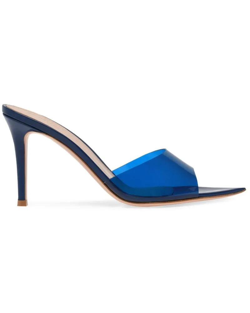 Gianvito Rossi Elle Mules 85mm - Blau Blau