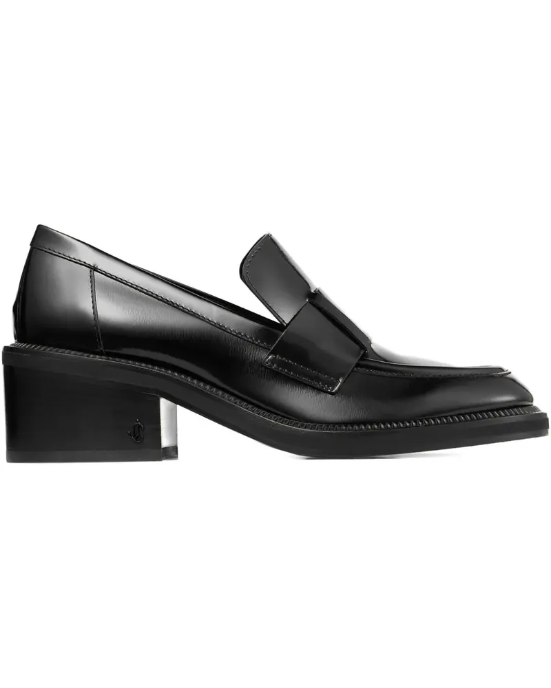 Jimmy Choo Tylor Loafer mit Blockabsatz 50mm - Schwarz Schwarz