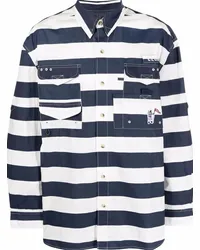 Billionaire Boys Club Gestreiftes Hemd Blau