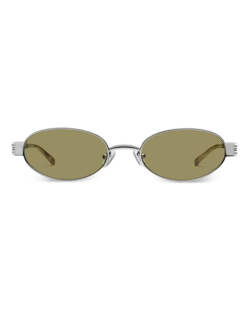 Gentle Monster Cali 02 (BR) Sonnenbrille mit ovalem Gestell - Silber Silber