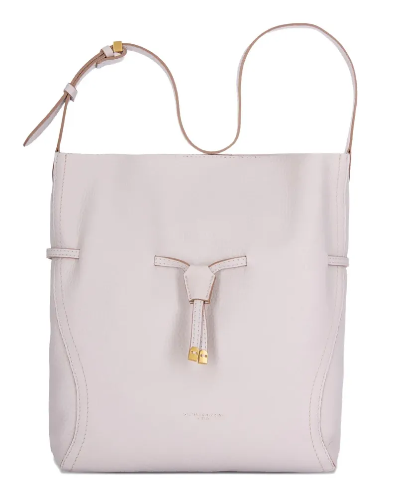 Gianni Chiarini Schultertasche mit Kordelzug - Nude Nude