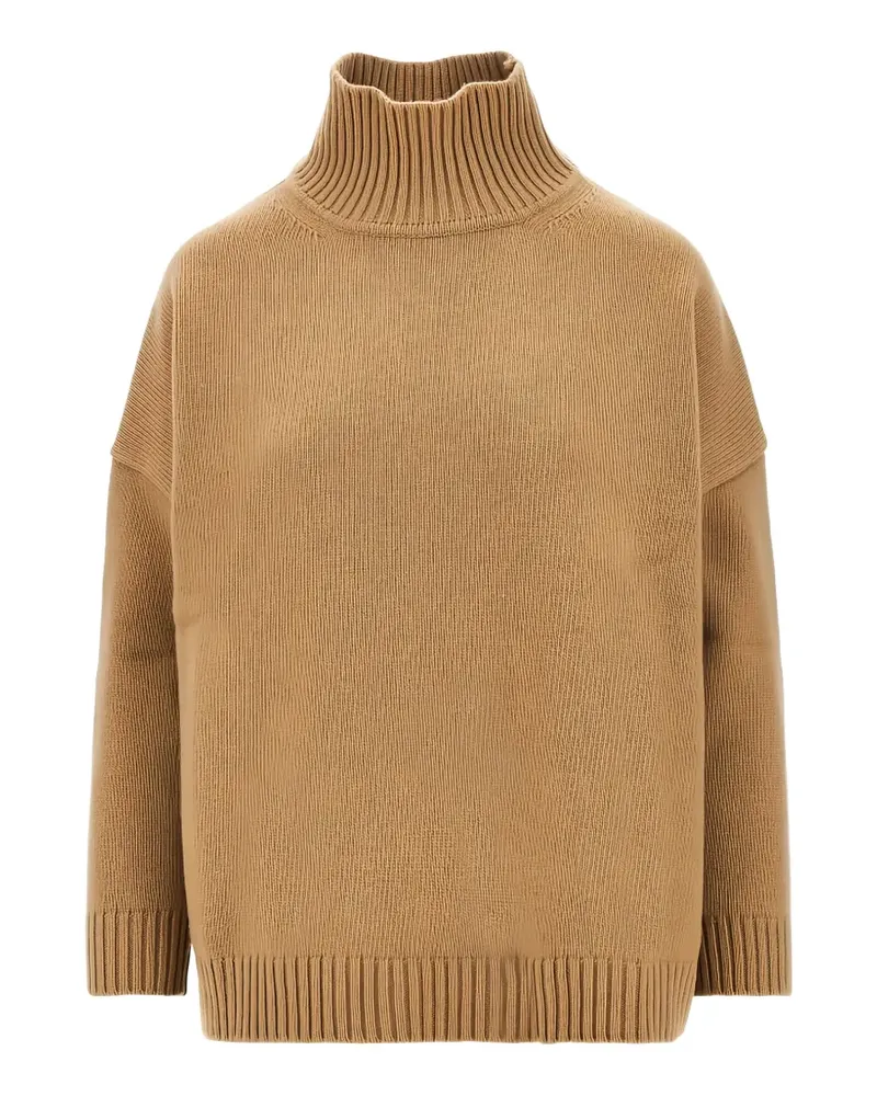 Max Mara high-neck virgin-wool sweater - Braun Braun