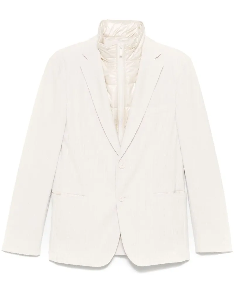 HUGO BOSS Sakko im Layering-Look - Weiß Weiß