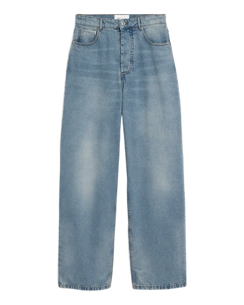 AMI Paris Baggy-Jeans aus Baumwolle - Blau Blau