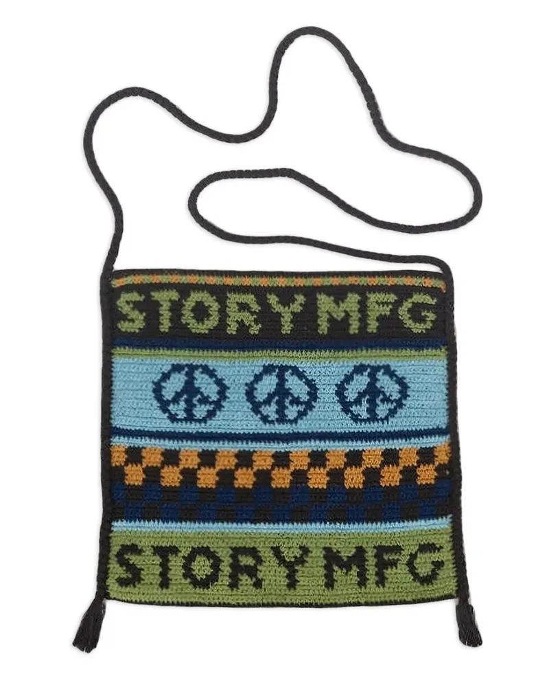 STORY mfg. Stash Schultertasche - Grün Grün