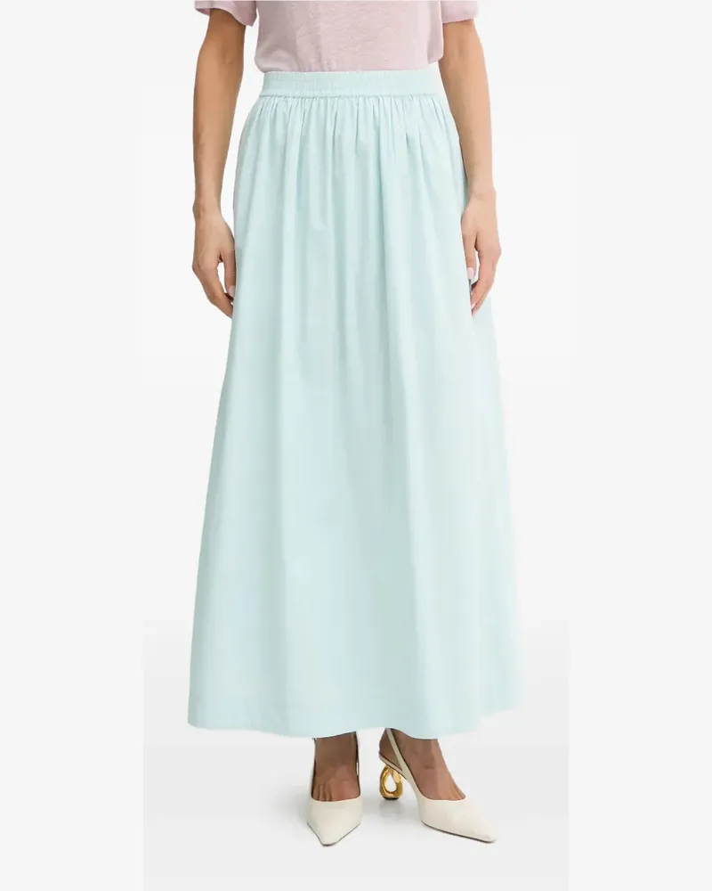 HUGO BOSS A-Linien-Maxirock mit eingefasster Tasche - Blau Blau
