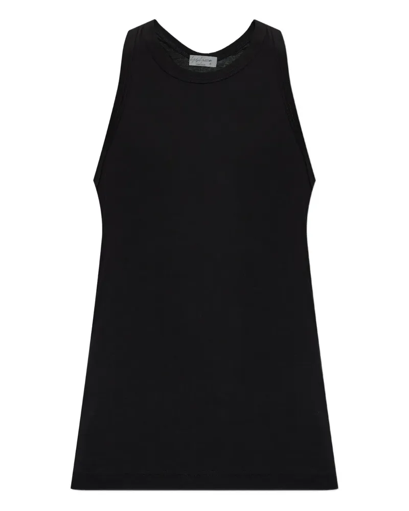 Yohji Yamamoto crew-neck tank top - Schwarz Schwarz