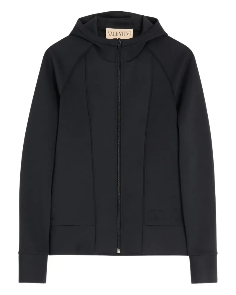 Valentino Garavani VLogo Signature-embossed hoodie - Schwarz Schwarz
