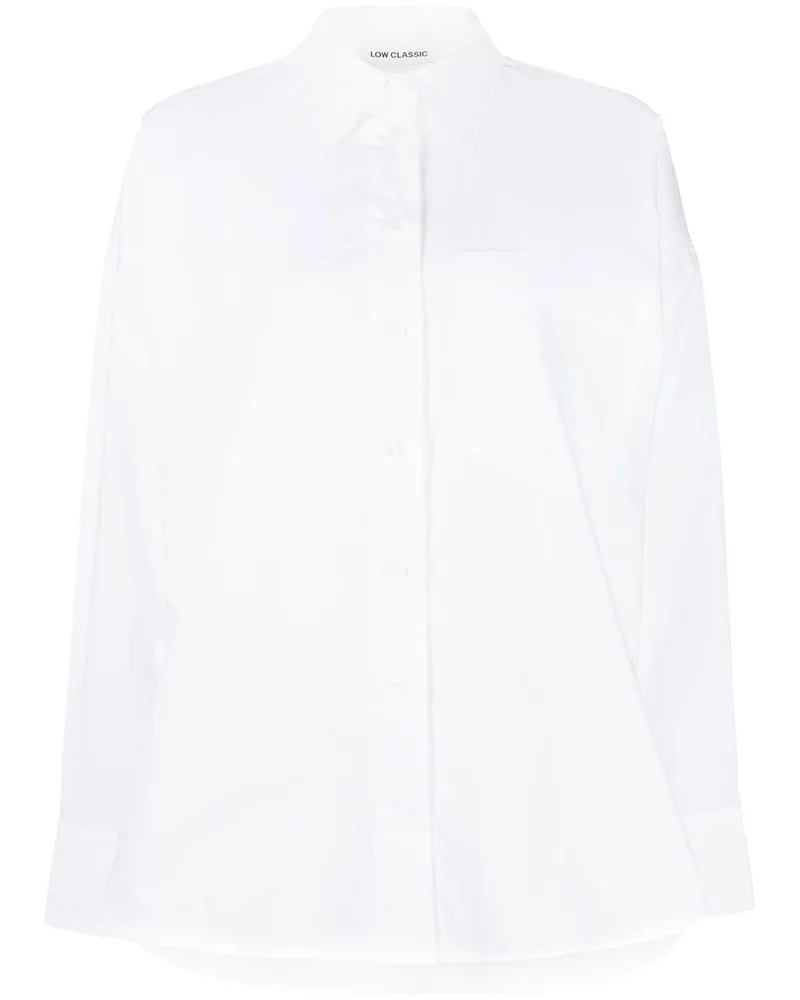 LOW CLASSIC Klassisches Hemd Weiß