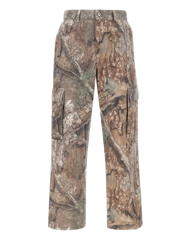 REPRESENT camouflage cargo pants - Braun Braun