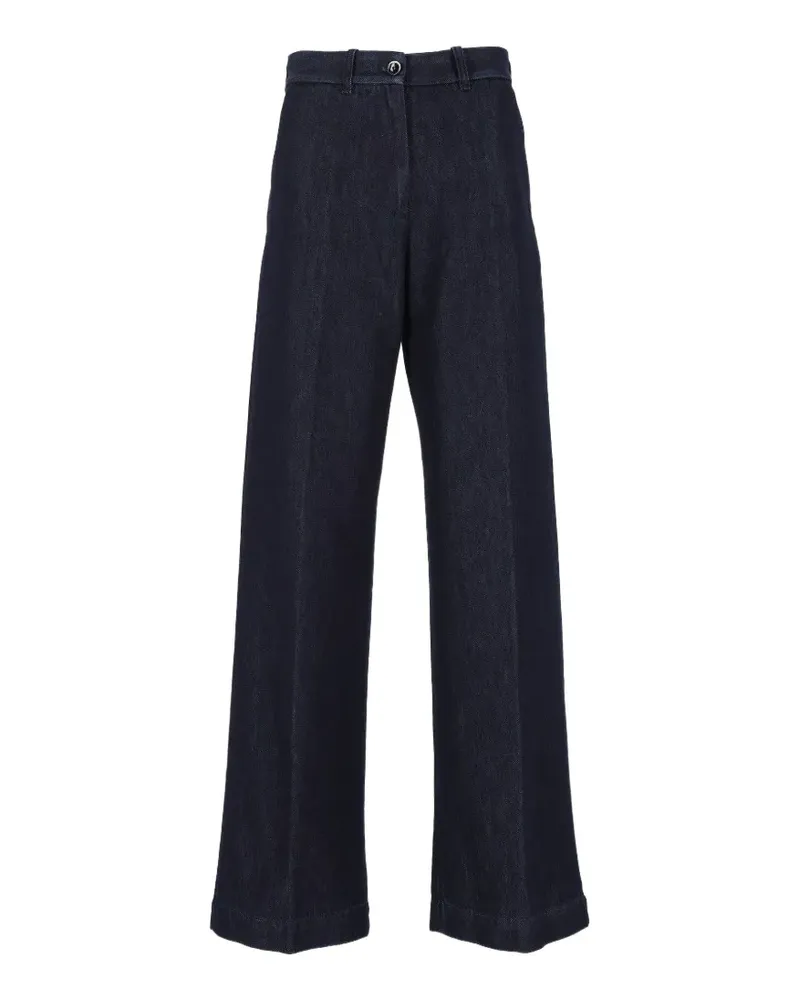 nine:inthe:morning Fiamma Wide-Leg-Jeans - Blau Blau