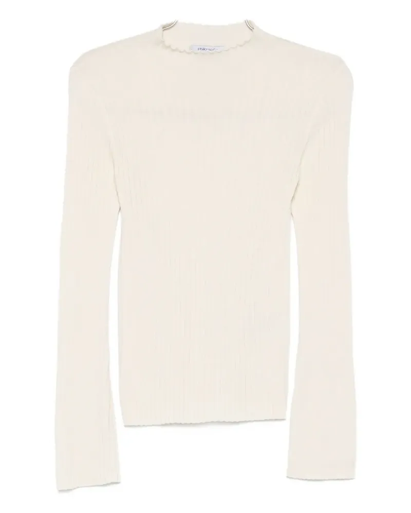 philo-sofie ribbed sweater - Nude Nude