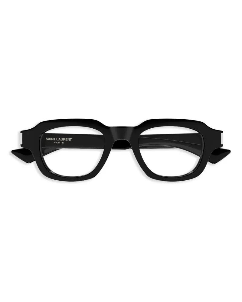Saint Laurent Brille mit eckigem Gestell - Schwarz Schwarz