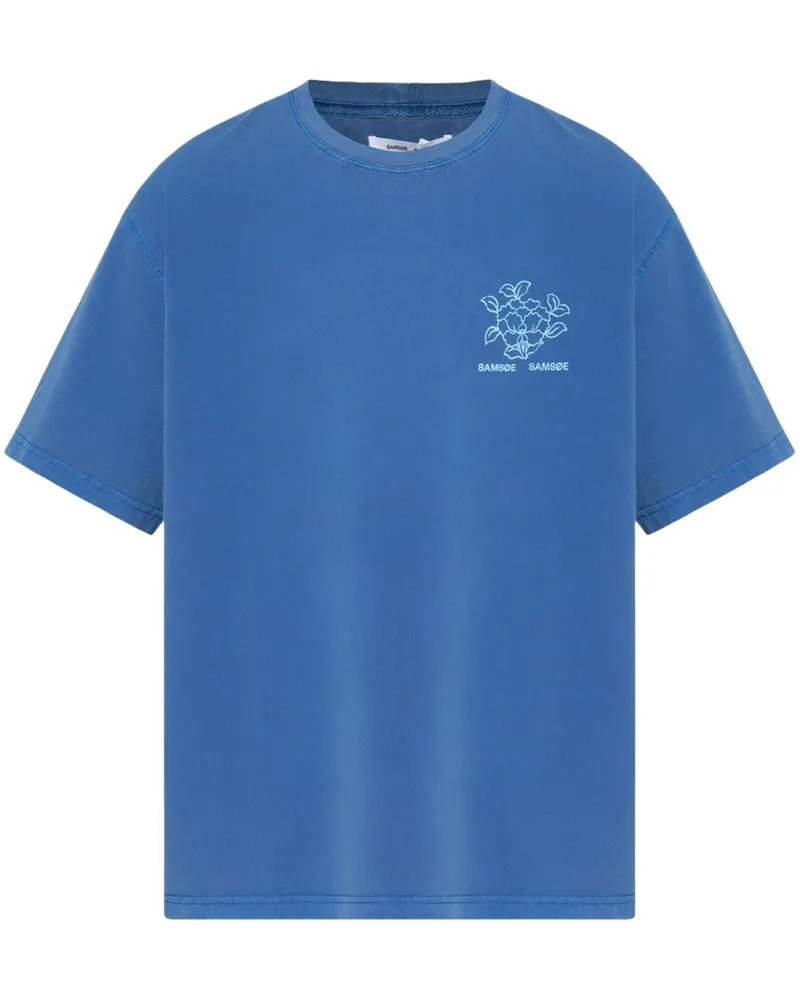 Samsøe & Samsøe Sapoetry T-Shirt - Blau Blau