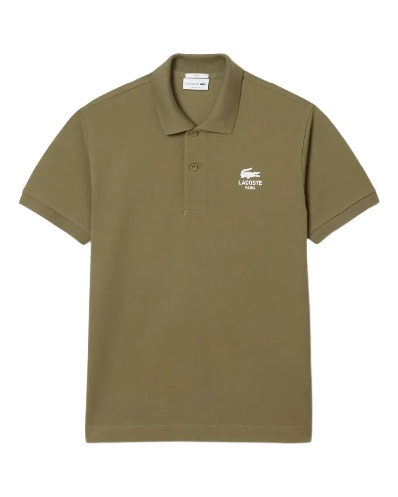 Lacoste L.12.12 Poloshirt mit Logo-Stickerei - Grün Grün