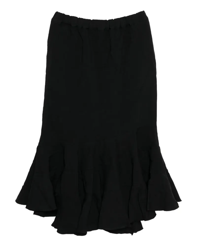 Comme des Garçons Gestufter Rock - Schwarz Schwarz